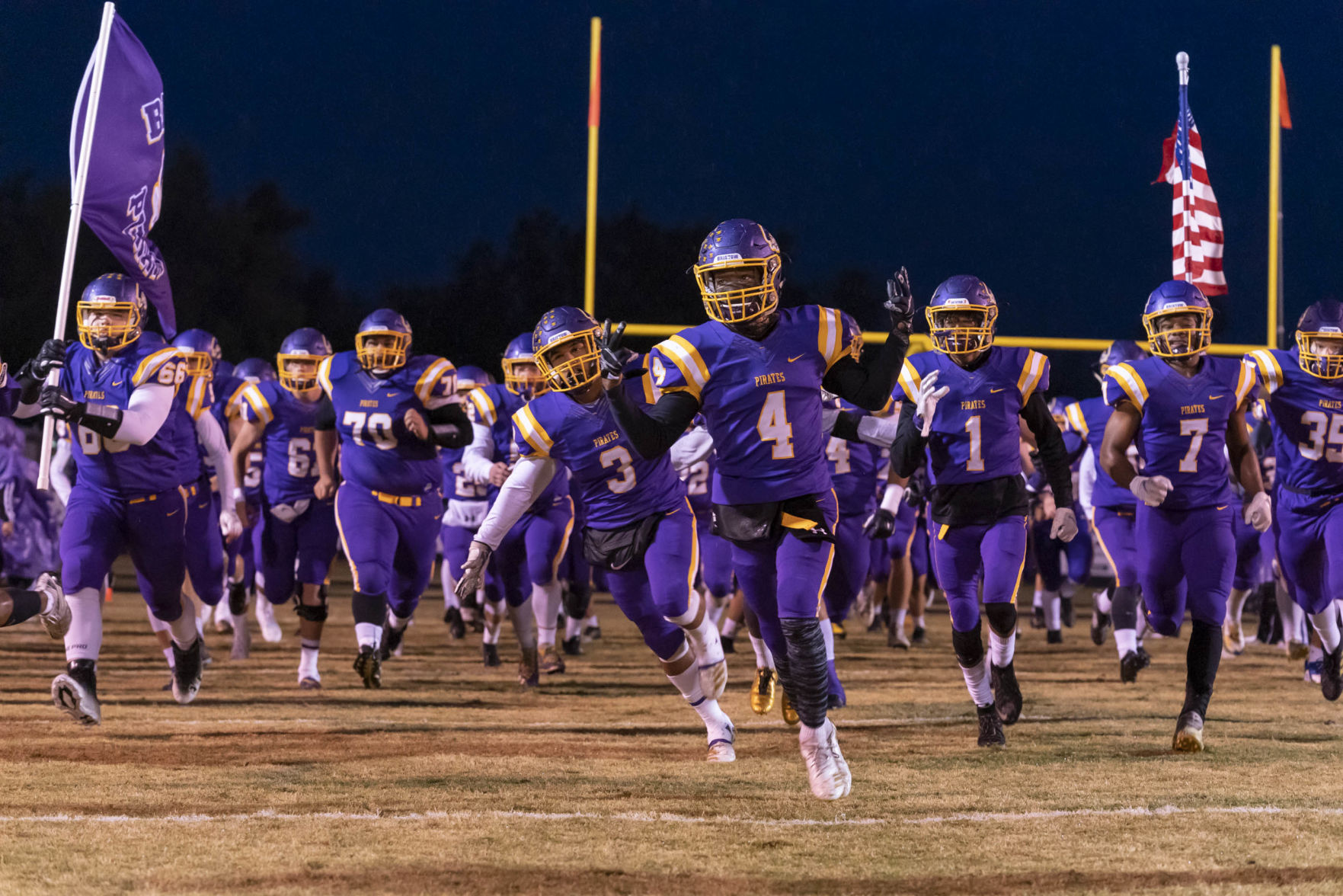 No. 4 Class 4A: Bristow Pirates (7-1)